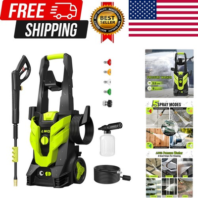 #ad Pressure Washer Portable Power Washer 4 Quick Connect Nozzles High Pressur... $174.99
