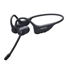 Open Ear Headphones with Mic, Dual Connection Bluetooth Headset with Micropho...