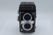 Yashica D Medium Format TLR Camera with 80mm F/3.5 Yashikor, Black