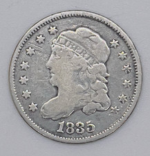 1835 Capped Bust Half Dime 5C Early U.S. Silver Fine Detail
