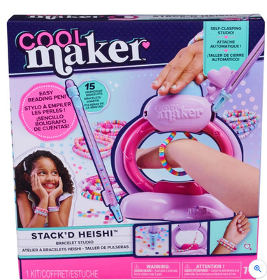Cool Maker Stack'd Heishi Armband Studio - DIY Armbandherstellung Kit 1200+ Perlen