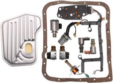 9Pcs 4L60E 4L65E Transmission Solenoid Kit Set with Harness for GMC Chevy Fits