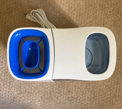 Humidificador Vicks Warm Mist VWM845V1 blanco y azul limpio y funcionando salud del dormitorio - Imagen 3 de 5