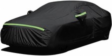 Car Cover Waterproof All Weather Windproof for Sedans 194-208 Inches
