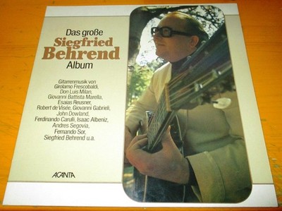 Langspielplatte Siegfried Behrend - Das große Siegfried Behrend Album  (1983)