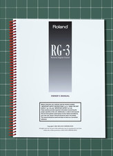 Roland RG-3 — 2 in 1 Owners Manual Guide Instructions — 152 Pages — USA Made