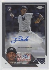 2023 Topps Chrome Update Auto Jhony Brito #AC-JBR Auto 15vt