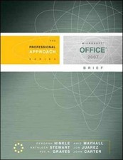 Microsoft Office 2007 - Spiral-bound, by Hinkle Deborah; Carter - Acceptable