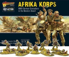 Afrika Korps - 28mm Scale Plastic Miniatures for Bolt Action Highly Detailed Wor