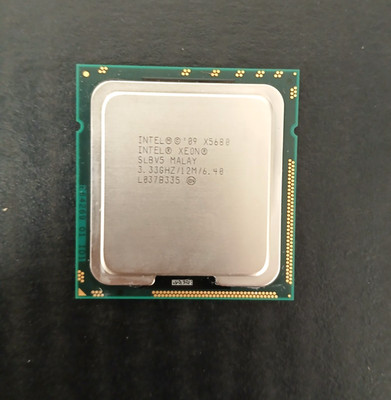 Lot of 12 Intel Xeon X5680 / SLBV5  3.33GHz 12MB 6-Core CPU  LGA1366 Teste 100%