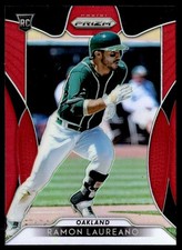 2019 Panini Prizm Red Ramon Laureano Oakland Athletics #156