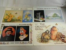 Vintage Lot of 4 Sue Scheewe Etc Instructional Art Oil Painting Books