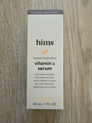 hims Vitamin C Serum - Vitamin C, Hyaluronic Acid, & Orange Peel Extract - Brigh