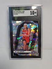 2024 Panini Prizm WNBA Aaliyah Edwards #142 Ice Prizm SGC 10