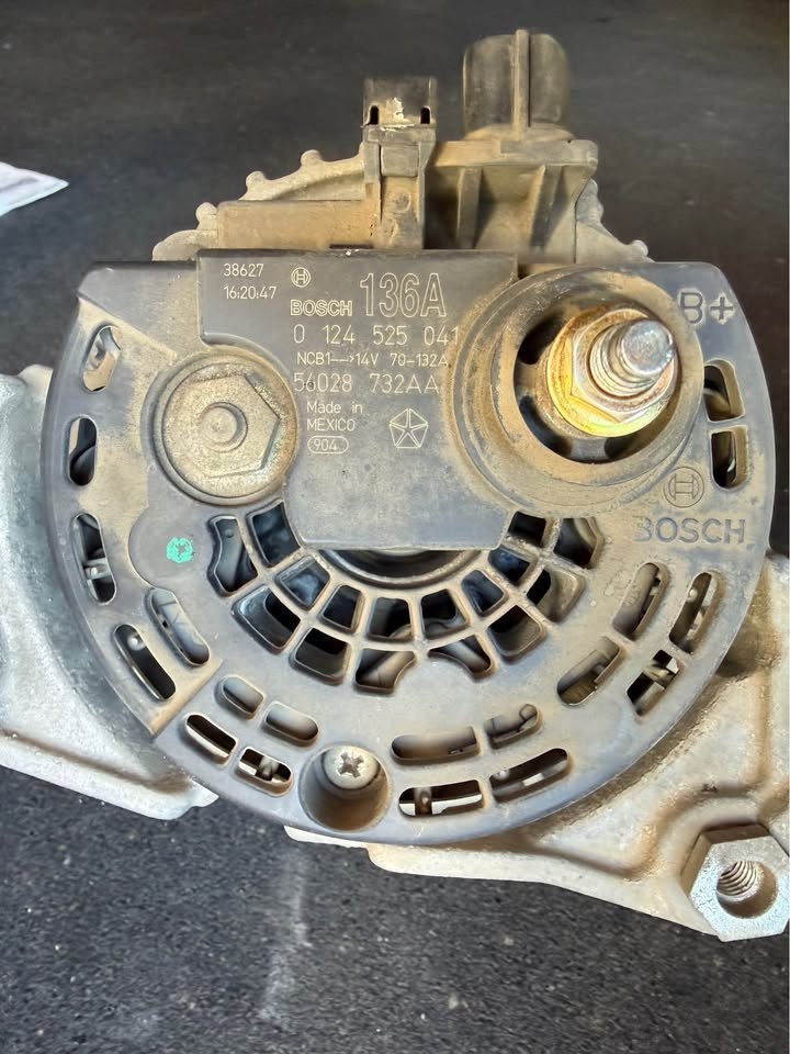 OEM Bosch 136A Alternator for 2003–2005 Dodge Ram 2500/3500 5.9 Cummins Diesel