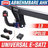 AnhäNgerkupplung Abnehmbar+Es 13P FüR VW Caddy Typ 2K 04-10 Witter