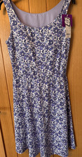 Liberty of London x Uniqlo Bra Dress Size XL Blue Purple BNWT 16 Cottagecore