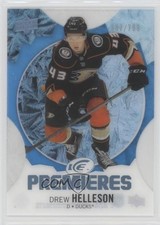2023-24 Upper Deck Ice Ice Premieres Blue 387/799 Drew Helleson #209 13dl