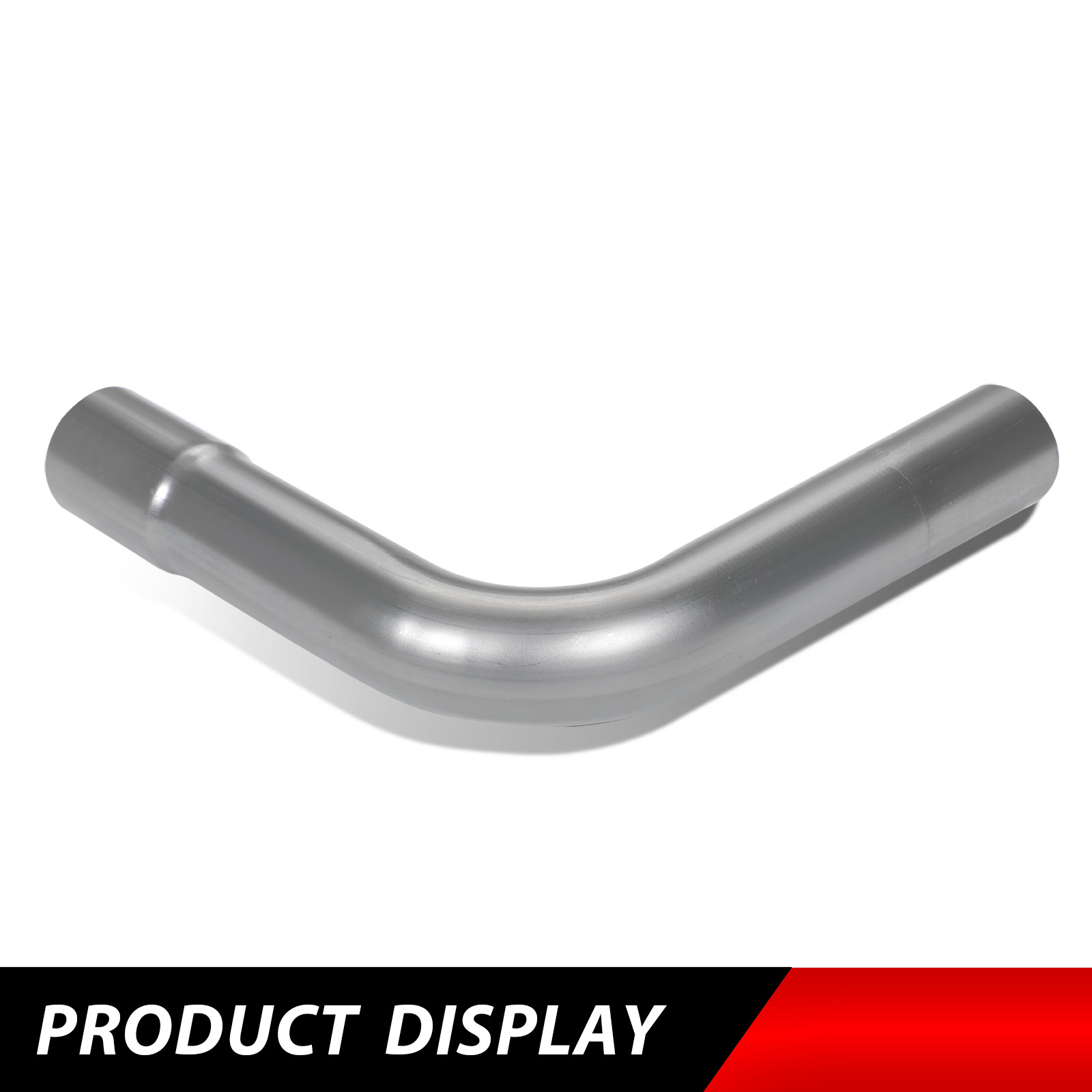 8 Pcs DIY 4 Inches Custom Exhaust Tubing Mandrel Bend Pipe Straight U-Bend Kit