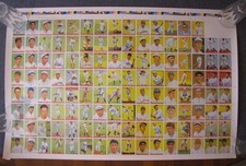 UNCUT SHEET 1 & SHEET 2 1933 GOUDEY BASEBALL 1983 REPRINTS RENATA GALASSO PROMO