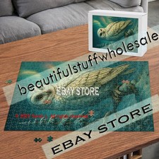500 piece jigsaw puzzle Snow Owl Northern Night Wildlife natureation on