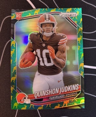 2025 Panini Prizm Quinshon Judkins RC Kangaroo Rookie #/61 Browns