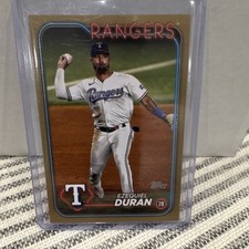 Topps 2024 Series 2 Ezequiel Duran #555 Texas Rangers Gold /2024 Baseball Card