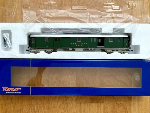 ROCO HO 45596 SBB CFF Großraum Gepäckwagen RIC grün NEU in OVP | Condition: Gebraucht