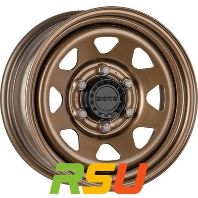 Dotz Dakar bronze 7x16'' ET26 LK5 114.3 ML 66 Stahlfelgen 16 Zoll
