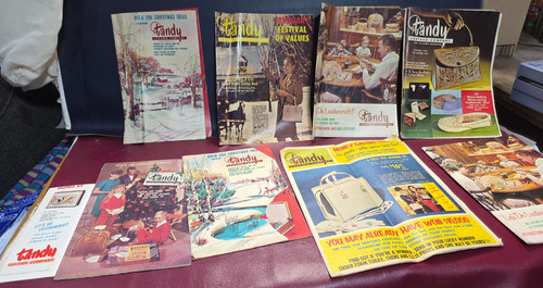 LOT of 9 1960s TANDY LEATHER CO catalogs assorted condition