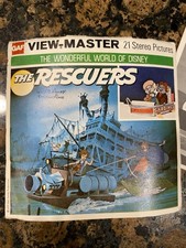 GAF View-Master Disney The Rescuers Packet Set 3 Reels Booklet H-26 1977