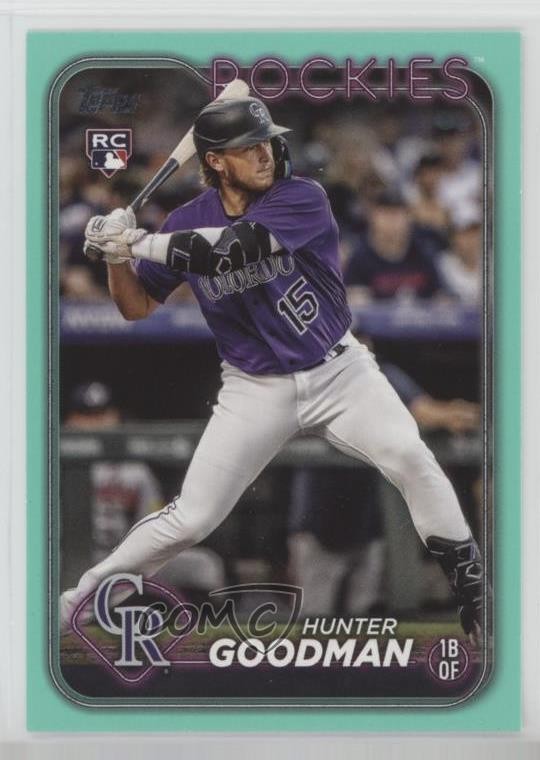 2024 Topps Series 2 Aqua Hunter Goodman #432 0gy1