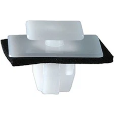 White Nylon Moulding Clip with Sealer for Hyundai 4 Count AUV-21136