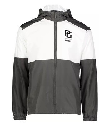 Perfect Game Baseball Apparel Holloway Windbreaker Carbon/White Medium NWT