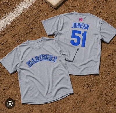 Seattle Mariners Randy Johnson 80 s Jersey Medium