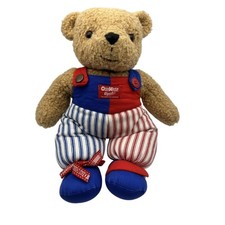 Vtg Eden Oshkosh B'Gosh Dressing Skills Teddy Bear Plush Stuffed Animal 1990's