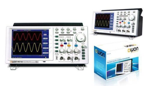 New OWON portable DIGITAL OSCILLOSCOPE 25MHz PDS5022T 7.8in color LCD 3 yrs warr - Afbeelding 1 van 2