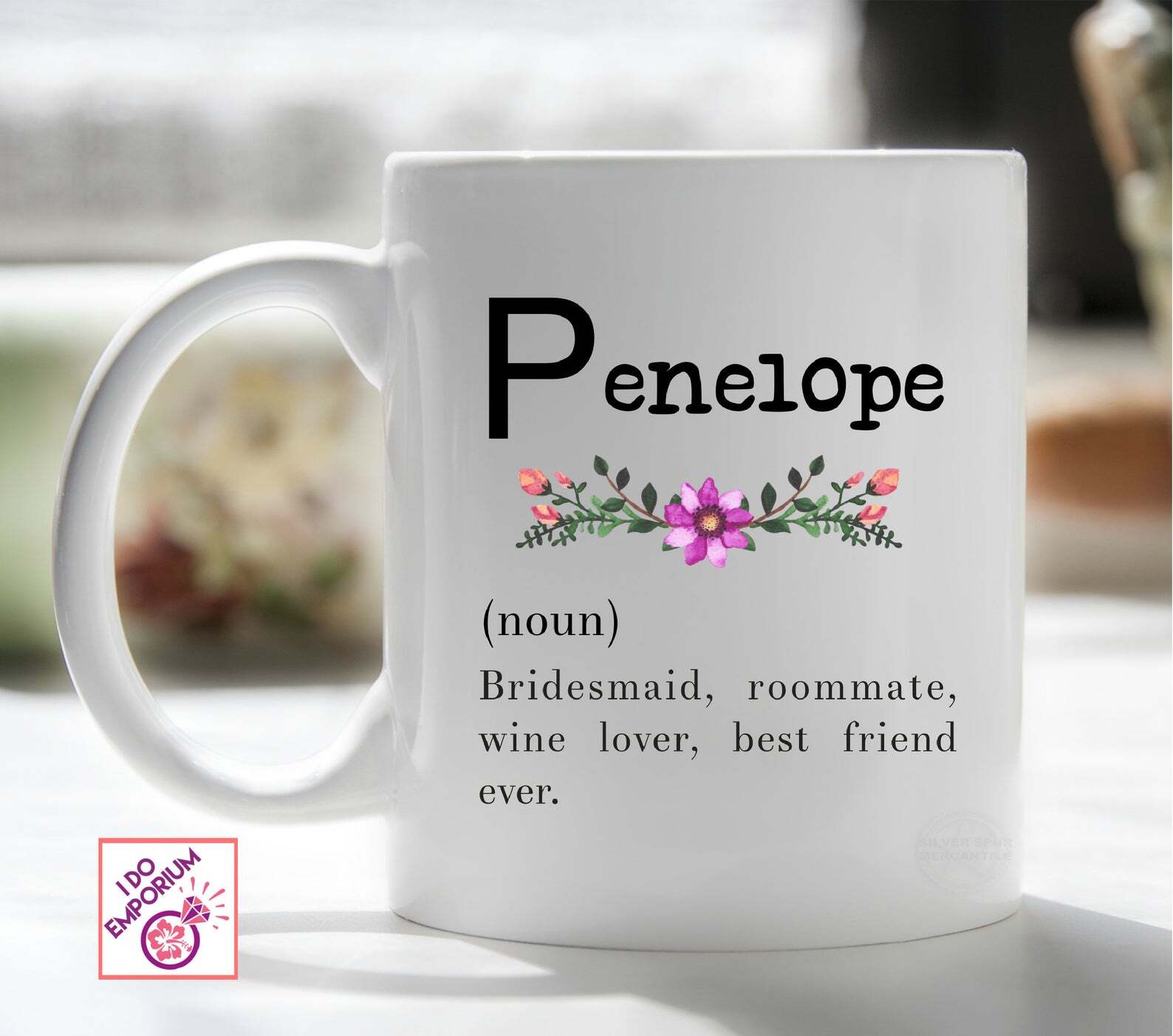 Customized Name Definition Mug Gift For Bridesmaid For Maid Of Honor Wedding
