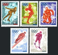 Russia 3944-3949, 3961, MNH. Michel 3979-3983, Bl.74-75. Olympics Sapporo-1972.