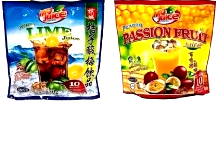 My Juice 3-In-1 Variety Pack (1 Penang Lime,1 Penang Passion Fruit