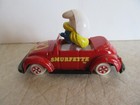 Smurfs ERTL SMURF SMURFETTE Red Automobile Die Cast Car Vintage Figure 1982 — photo 1