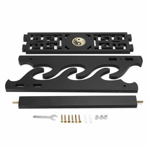 Montaggio Samurai Porta Spada Supporto Katana Tanto Staffa Rack Appendiabiti 1~4 Livelli - Foto 3 di 23