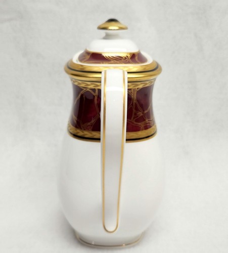 Vintage Bone China Heinrich Germany Villeroy & Boch EMPRESS Tea/Coffee Pot mint - Picture 2 of 11