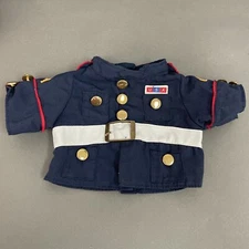 Build A Bear Workshop BABW Marine Uniform Jacket Blue White Belt