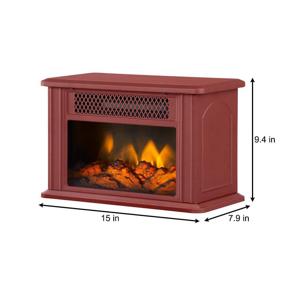 StyleWell Electric Stove Heater 400-sq-ft in Cinnamon Red w/ - Main Image