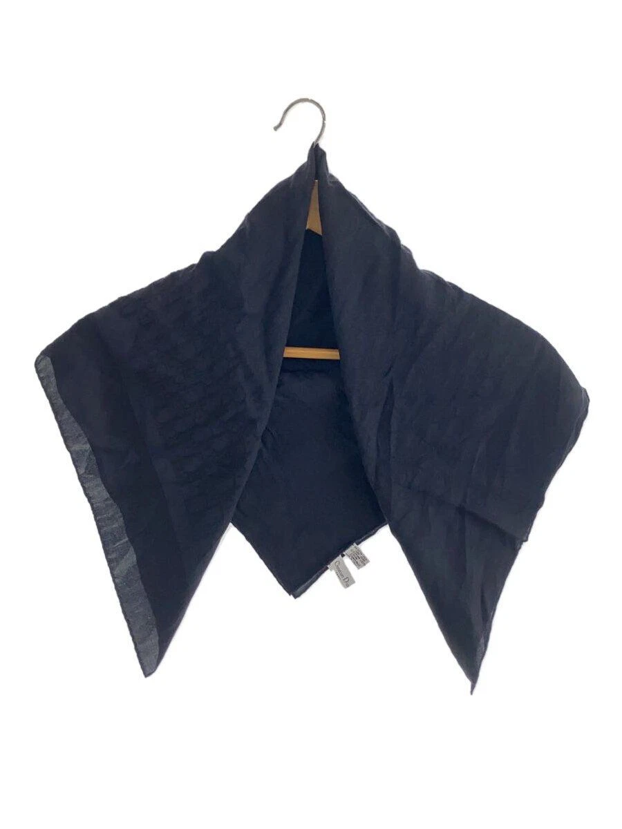 Echarpe femme Christian Dior soie noire motif total occasion