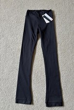 Ice Figure Skating Pants Girls 10-12 Years Old 150cm Training Black Lined Fleece