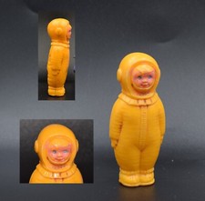 SPACE TOY 1960s  VTG Celluloid russian DOLL First woman cosmonaut V. Tereshkova