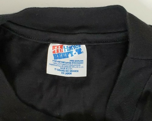 Vtg 1994 Bristol Int'l Raceway World's Fastest Half Mile Black T-Shirt Men's XXL - Afbeelding 3 van 7