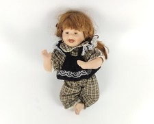 BAMBOLA IN CERAMICA GRANDE ALT 33 CM DA COLLEZIONE PORCELLANA VINTAGE